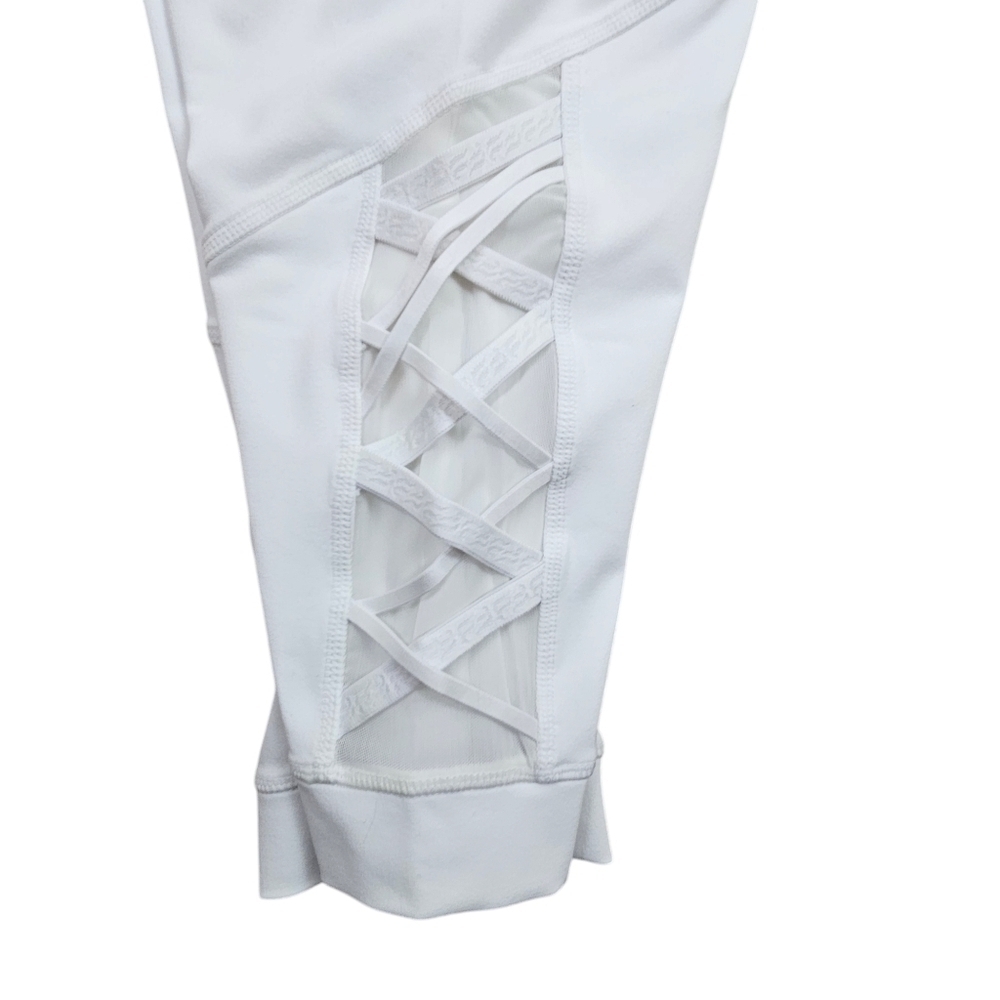 Fabletics Powerhold High Waisted Lattice Cropped Leggings in 3X - Picture 6 of 7